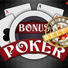 Bonus Poker Deluxe - 3 Hands slot visual from RTG (Reel Time Gaming) available on w-betzz.nl