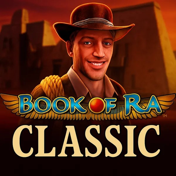 Book of Ra Classic casino game by Novomatic – featured logo at Wbetz Casino