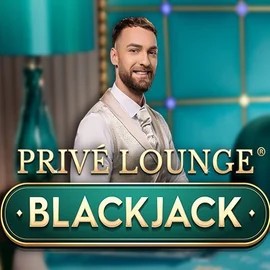 Privé Lounge Blackjack online game logo by Pragmatic Play on w-betzz.nl